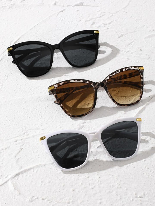 Classic Geometric Frame Sunglasses