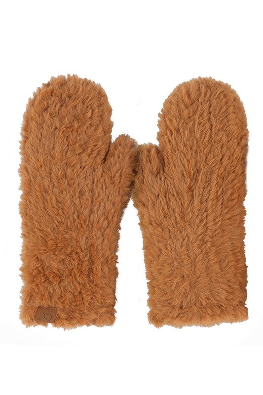 Faux Fur Mittens *FINAL SALE*