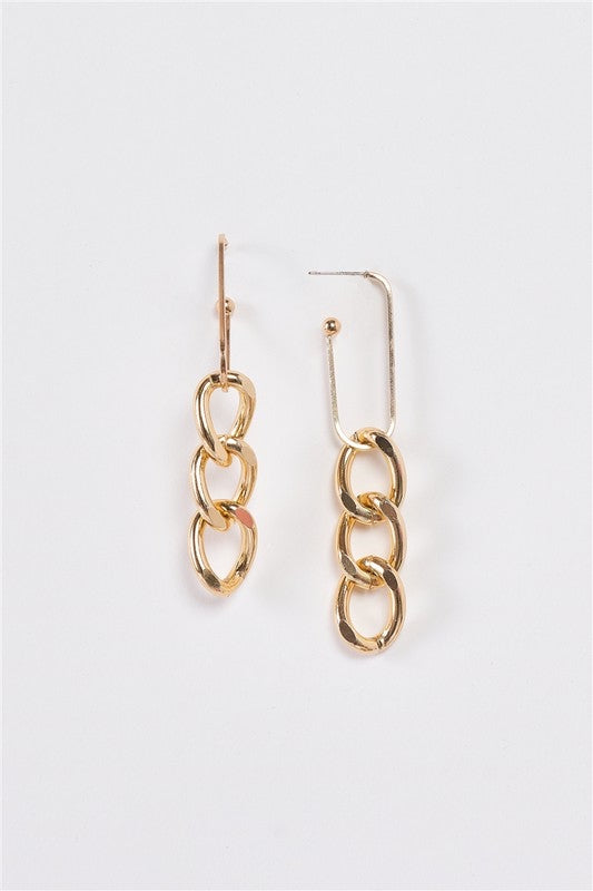 Chain Link Drop Earrings