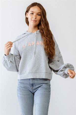 "LOVER" Hooded Sweatshirt