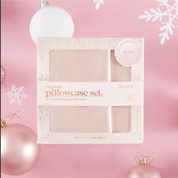 Holiday Satin Pillowcase Set
