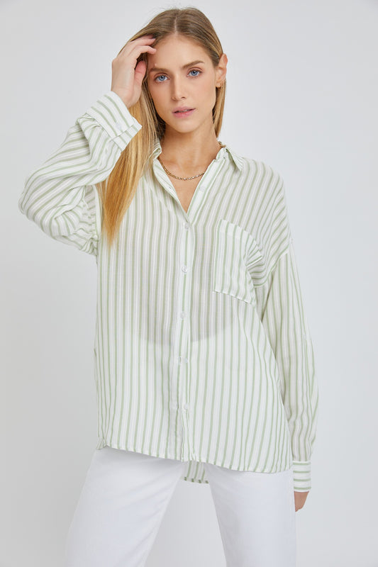 Striped Jacquard Shirt