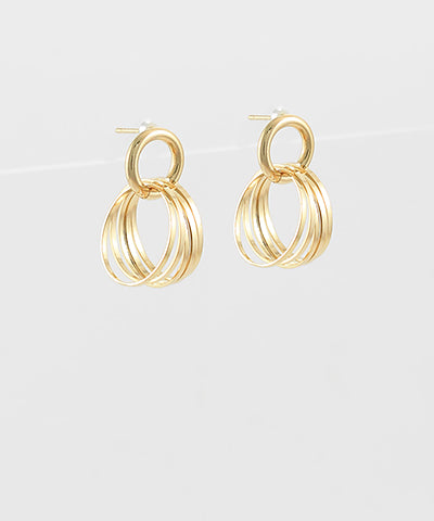 Linked Ring Earrings