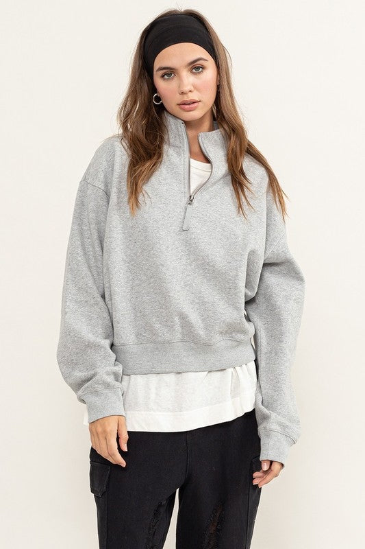 Half Zip Sweatshirt