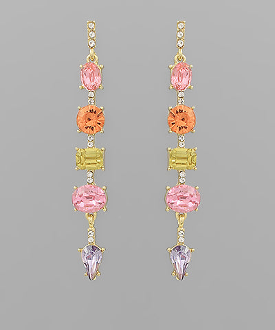 Glass Drop Earrings