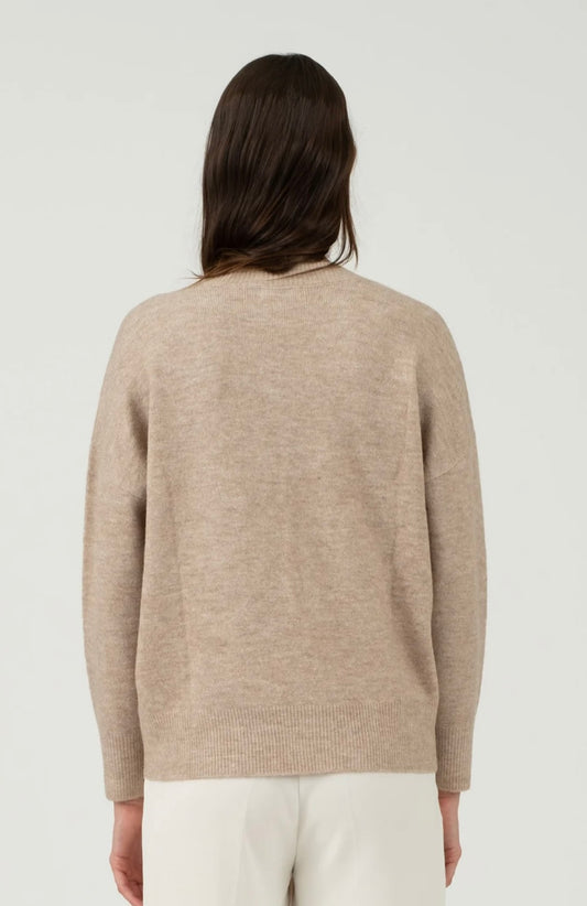 V-Neck Drop Shoulder Sweater