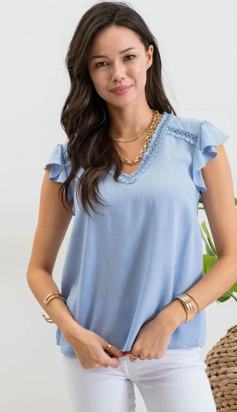 Scallop Lace Top