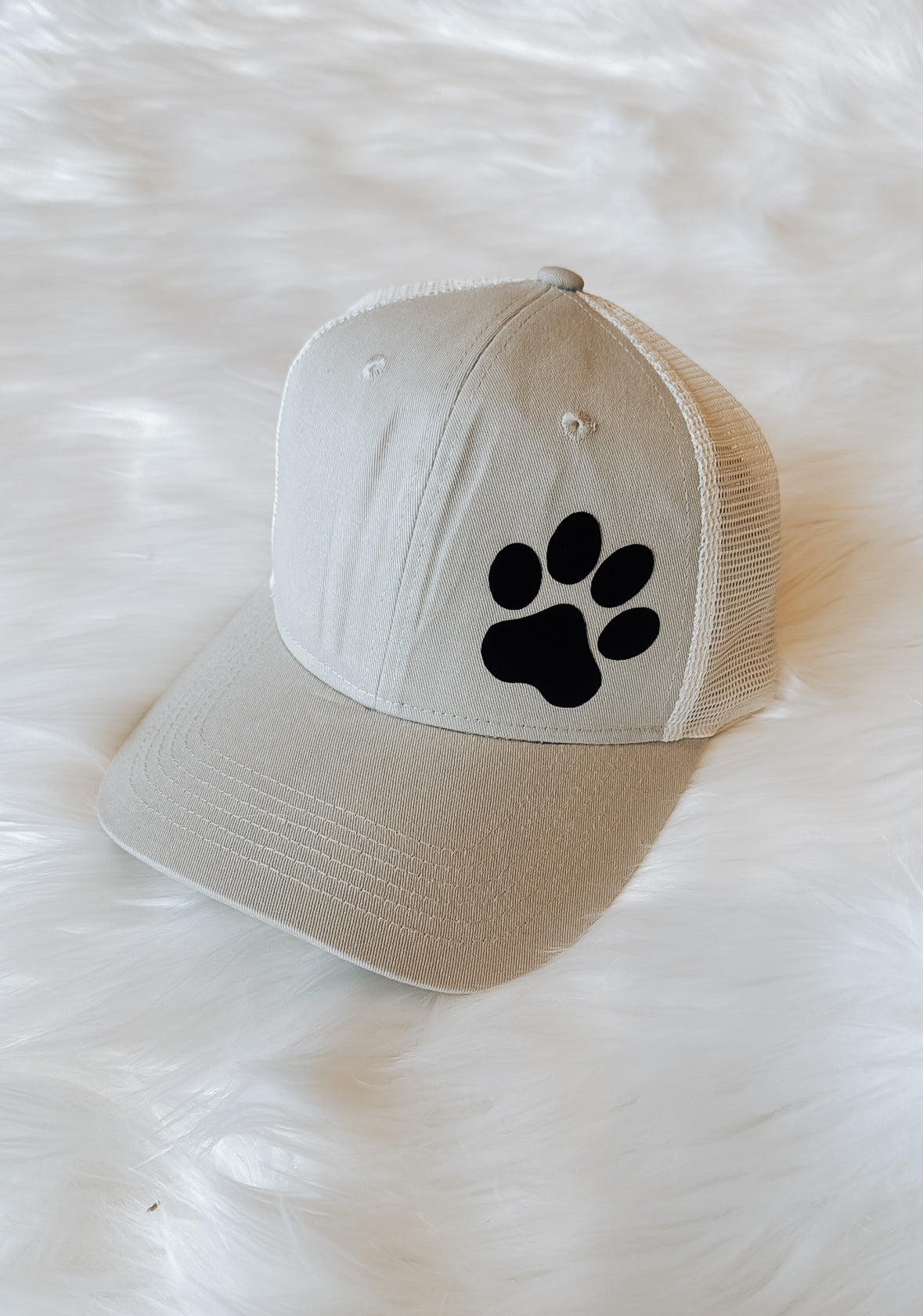 Pawprint Ponytail Baseball Hat