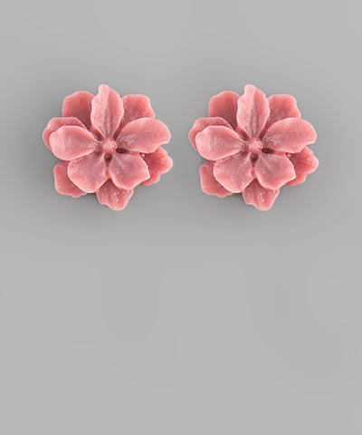 Flower Post Earrings