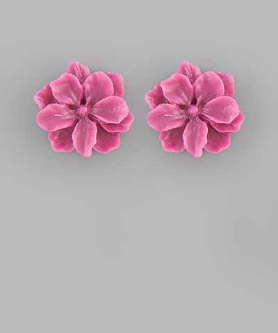 Flower Post Earrings