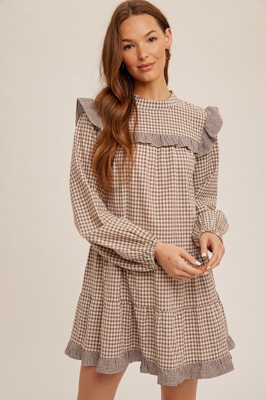 Puff Sleeve Tiered Dress *FINAL SALE*