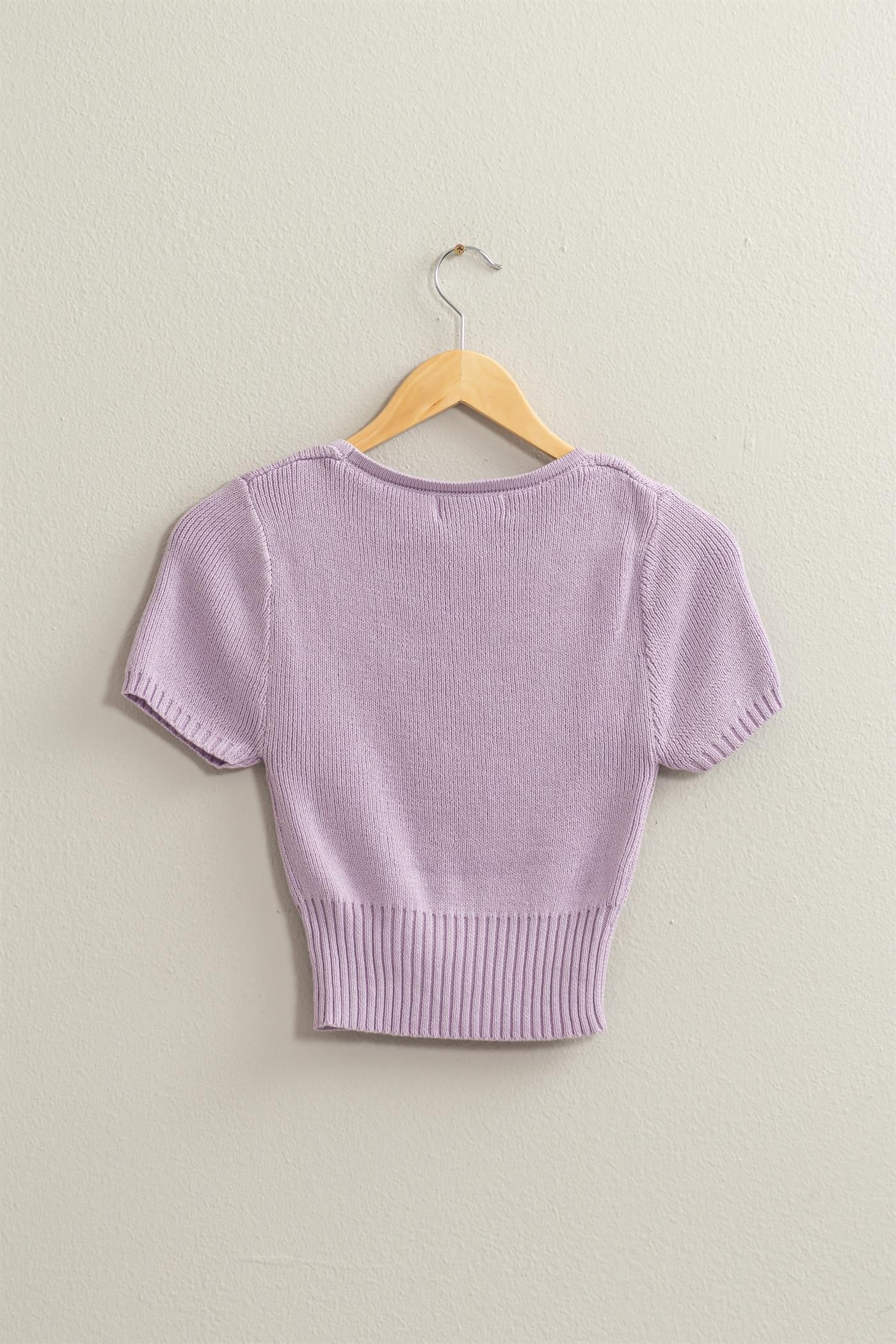 Scoop Neck Knit Top