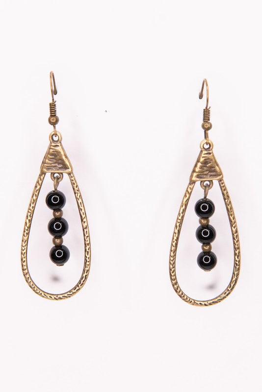 Bronze Teardrop Earrings