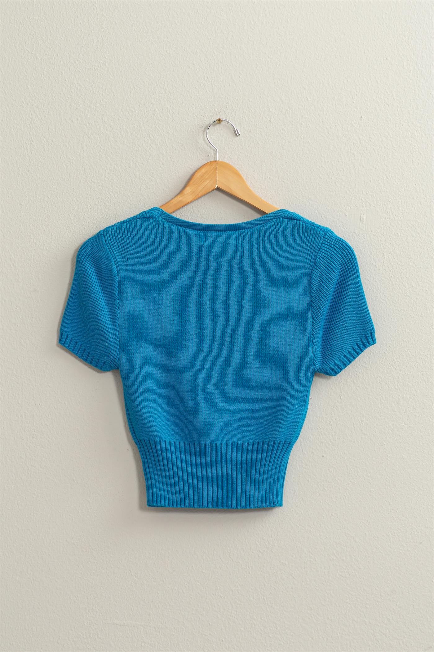 Scoop Neck Knit Top