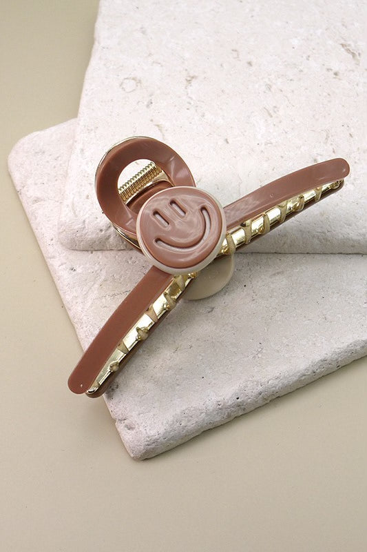 Smiley Face Hair Claw
