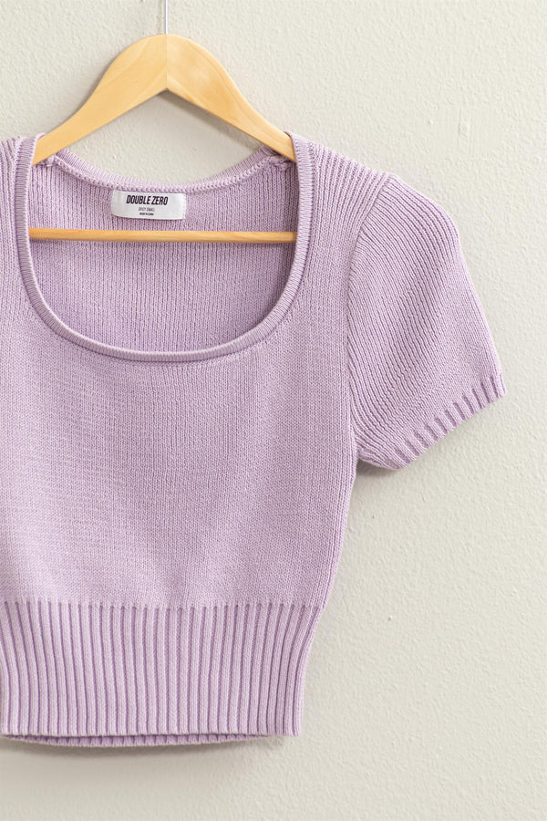 Scoop Neck Knit Top