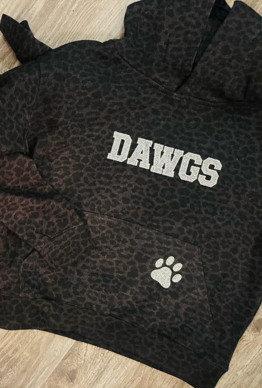 Youth Glitter "Dawgs" Hoodie