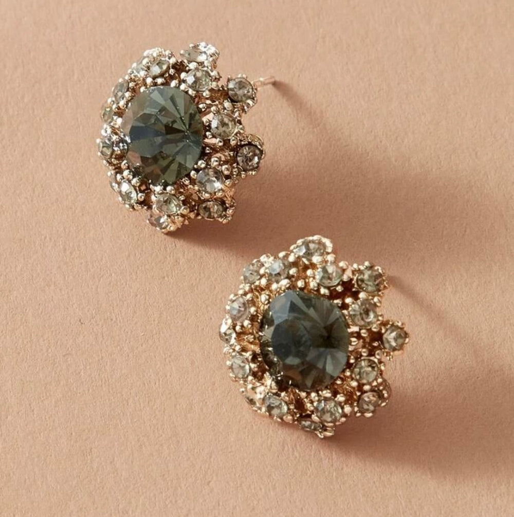 Gemstone Stud Earrings