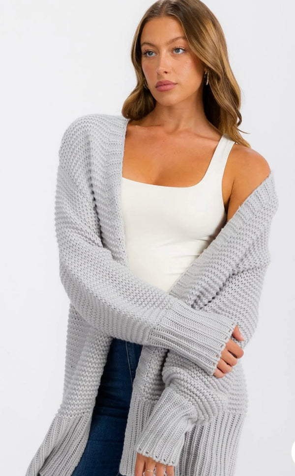 Ribbed Cardigan