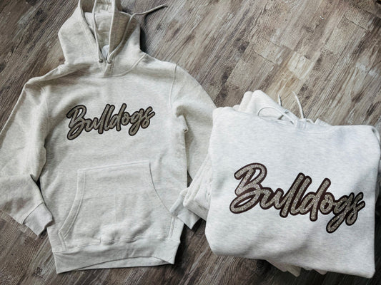 BULLDOGS Glitter Hoodie