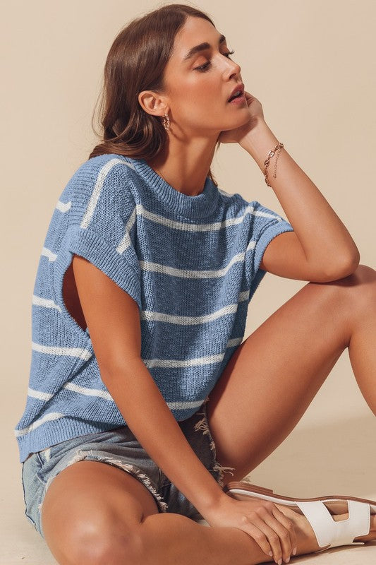 Striped Lightweight Pullover