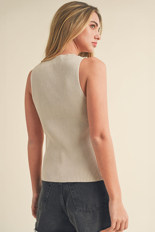 Sleeveless Knit Tank