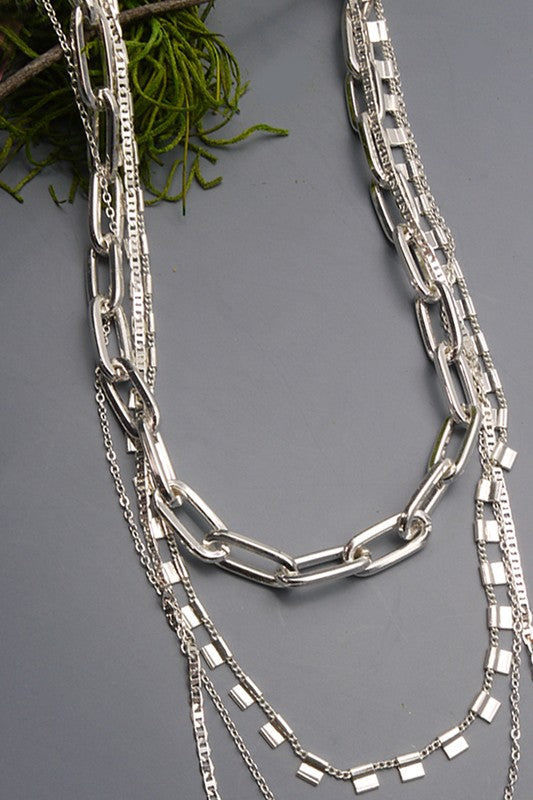 Chunky Chain Layered Necklace