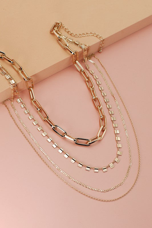 Chunky Chain Layered Necklace