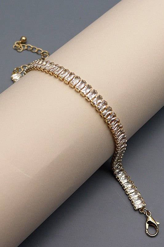 Baguette Stone Bracelet