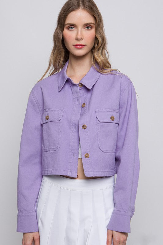 Denim Crop Jacket *FINAL SALE*