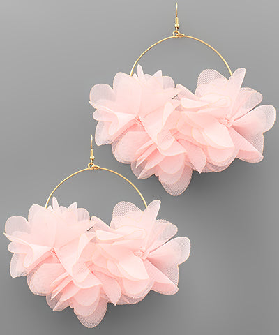 Wrapped Flower Earrings *FINAL SALE*