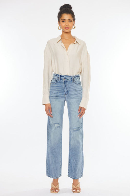 Ultra High Rise 90's Straight Leg Denim