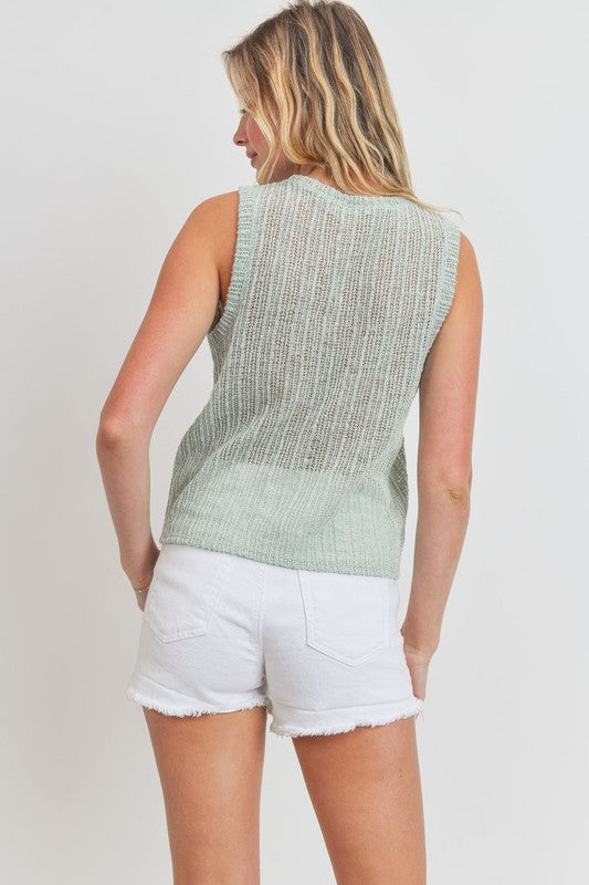 Loosely Knit Sleeveless Top *FINAL SALE*