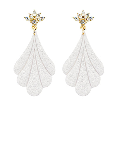 Crystal Detail Drop Earrings