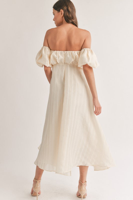Off Shoulder Maxi Dress *FINAL SALE*