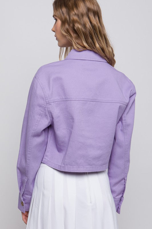 Denim Crop Jacket *FINAL SALE*