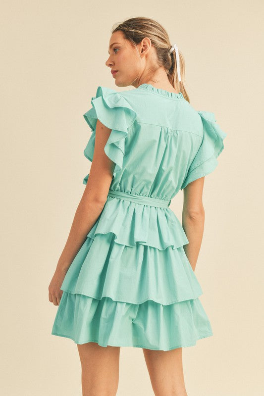 Ruffle Tiered Mini Dress *FINAL SALE*