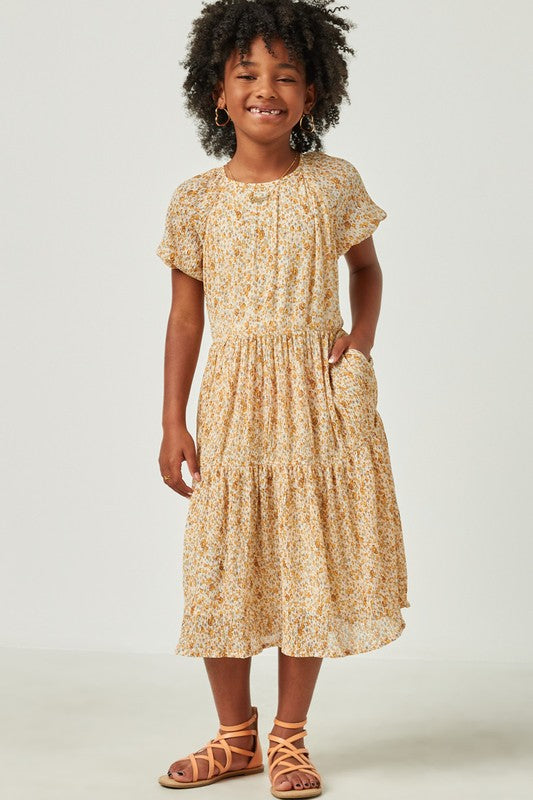 Ditsy Floral Midi Dress
