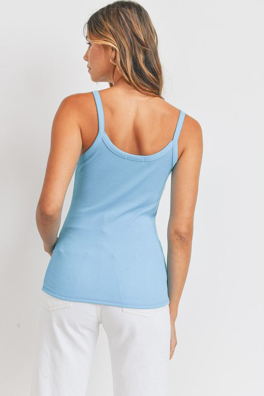 Scoop Back Ribbed Tank *FINAL SALE*