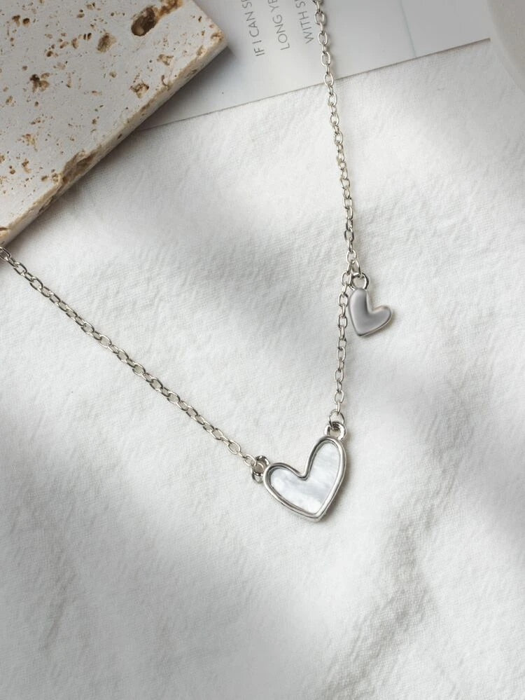 Double Heart Necklace