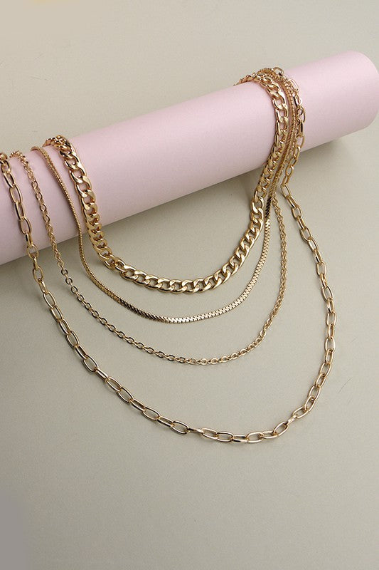 Multi Layered Chain Necklace