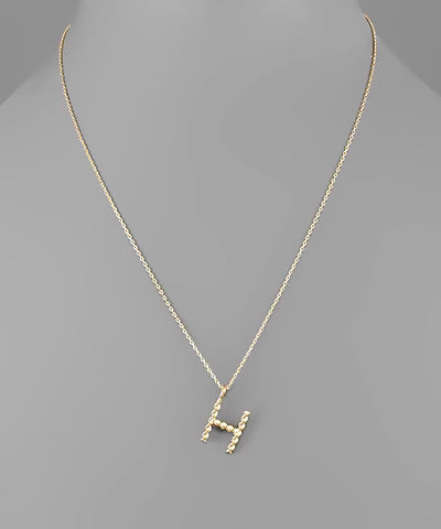 Rope Initial Necklace