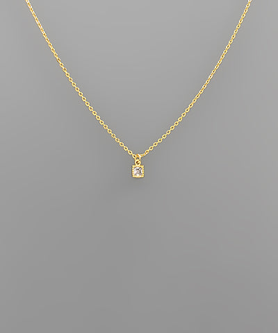 Crystal Pendant Necklace
