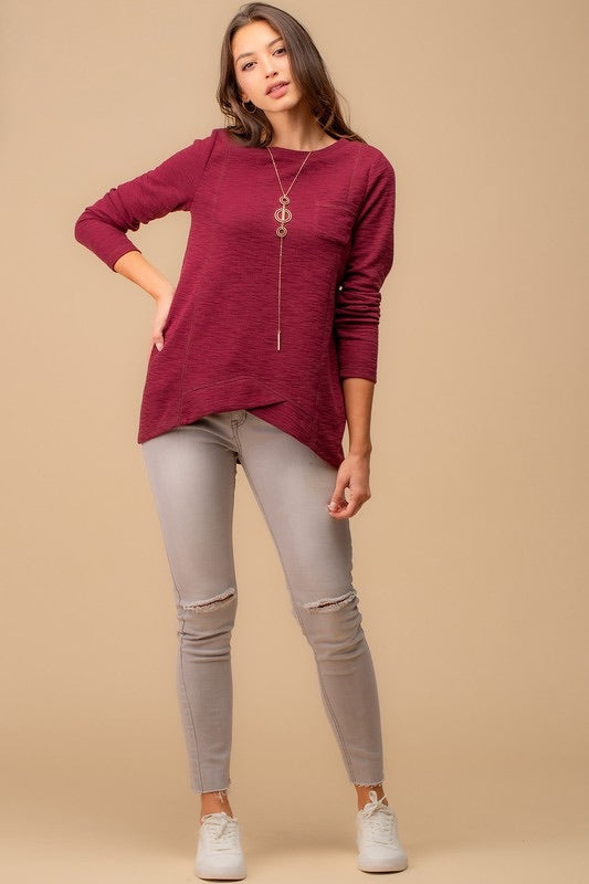 Banded Hem Tunic *FINAL SALE*